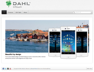 Website and e-commerce for DAHL Mobile (WordPress, PHP)